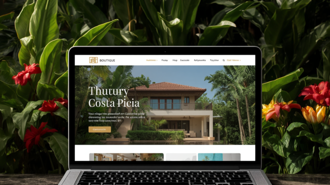 Boutique hotel web design Costa Rica