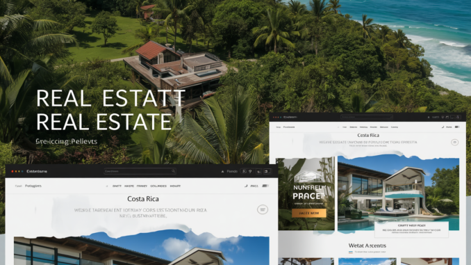Real estate website design Costa Rica